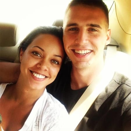 Hagen Mills with his girlfriend Erica Price